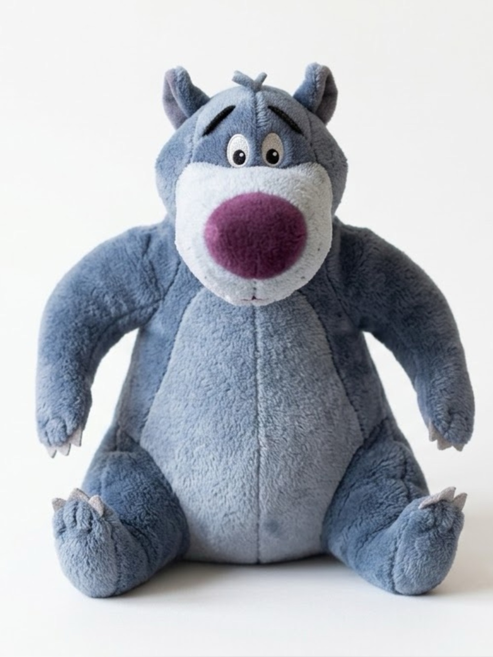 Vintage 2002 Disney The Jungle Book Baloo Bear Plush Hasbro Toy 14”